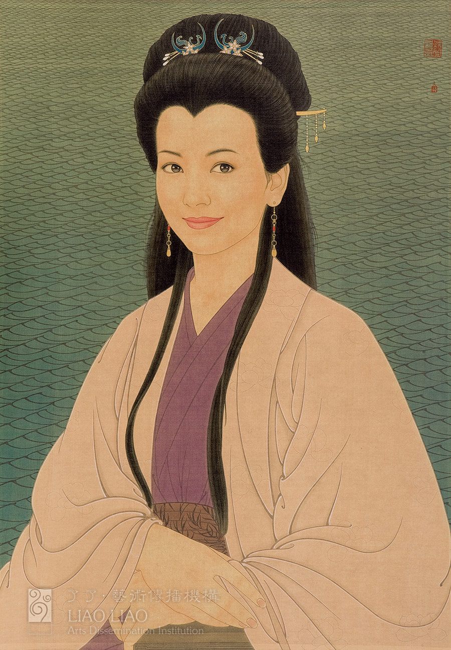 1  《smile.微笑-赵雅芝》   80×110cm