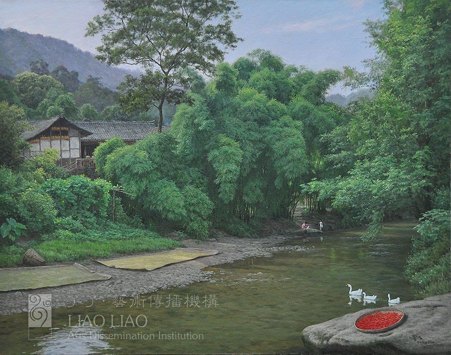 2  《处暑》   100×80cm