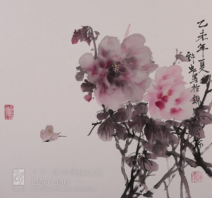 《牡丹》 50x50cm