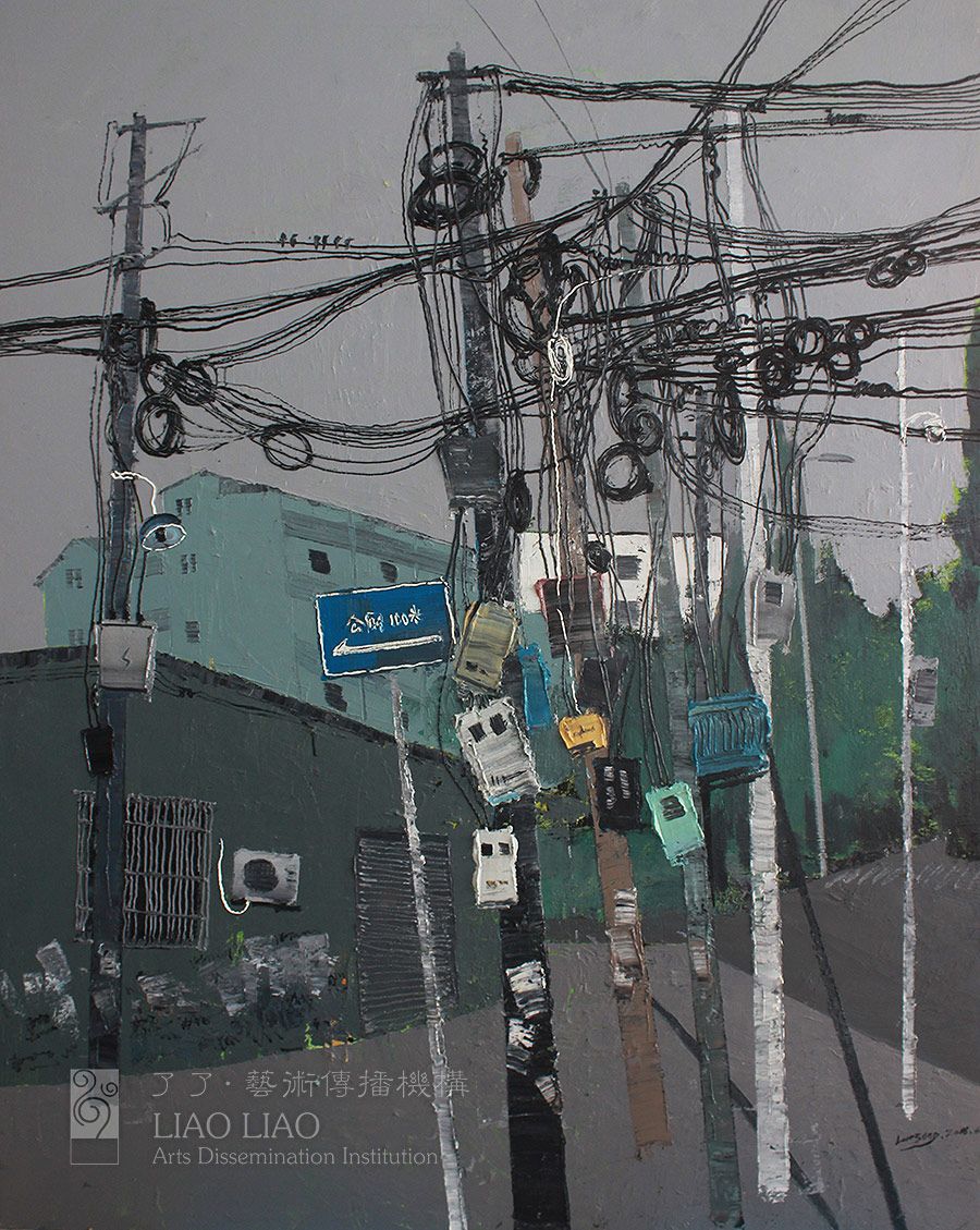《老城线巷系列九》120×150cm2016布面油画