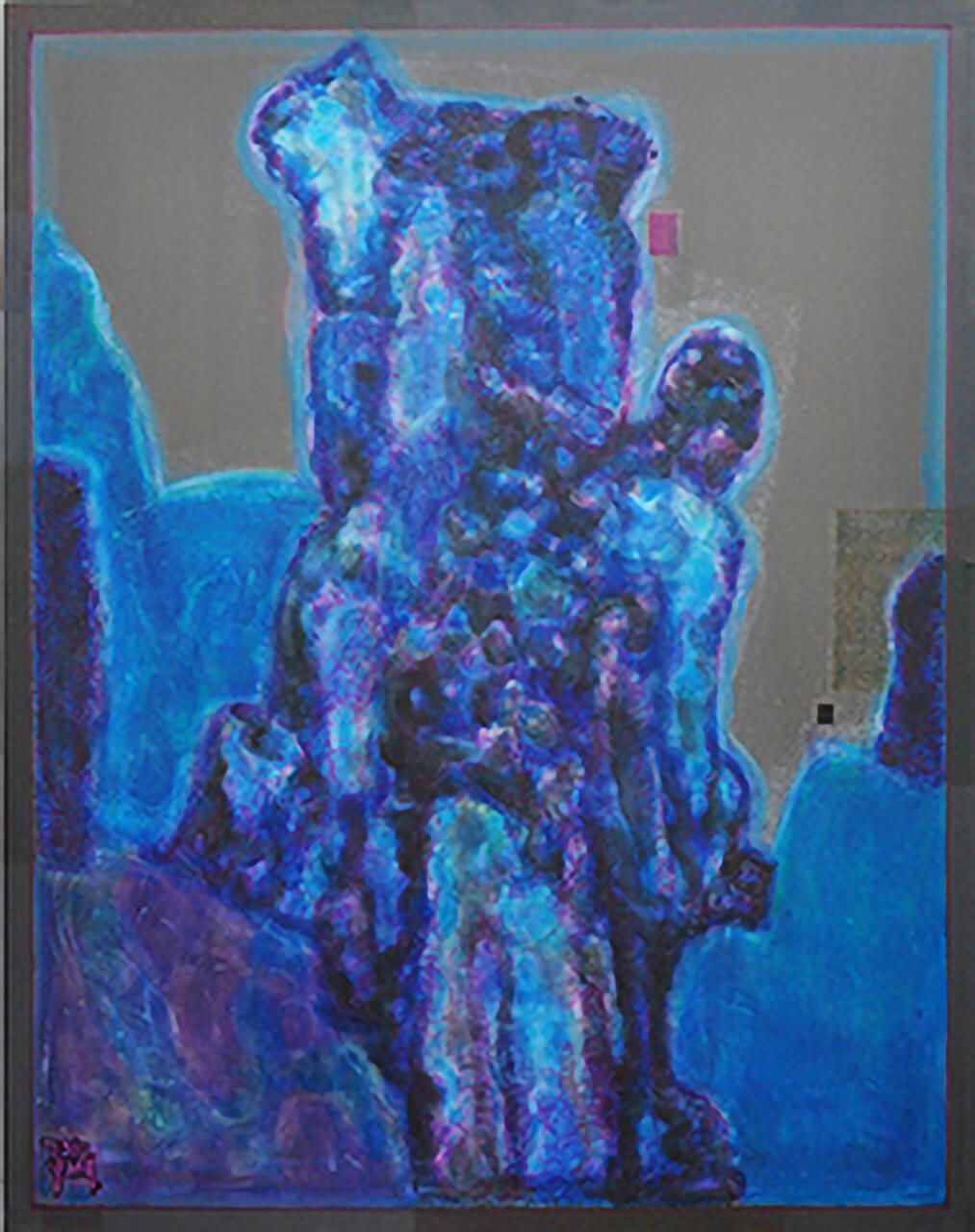 12《南山》100×120cm布面油画2010年