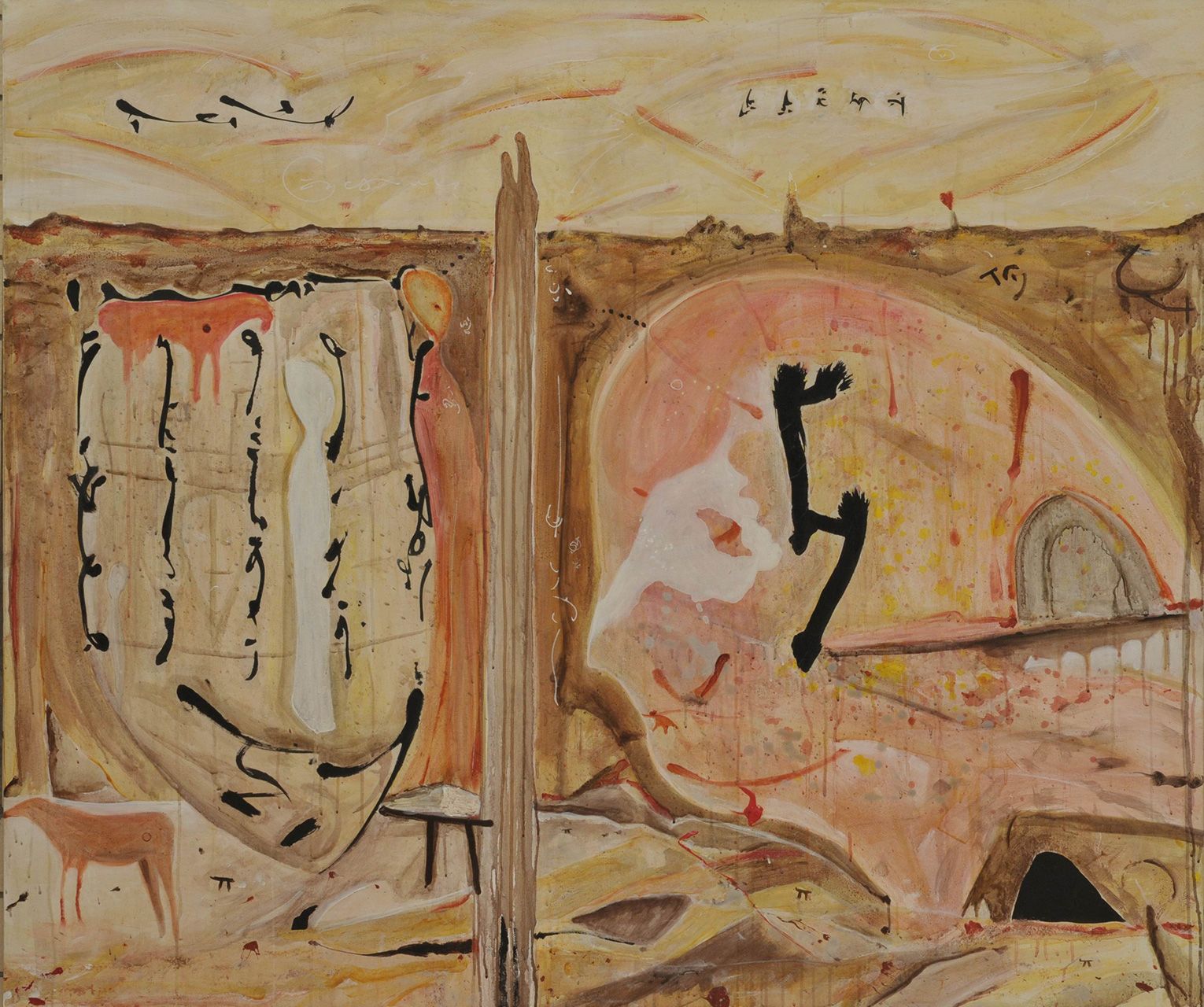 《五种感官》160x140cm2012年