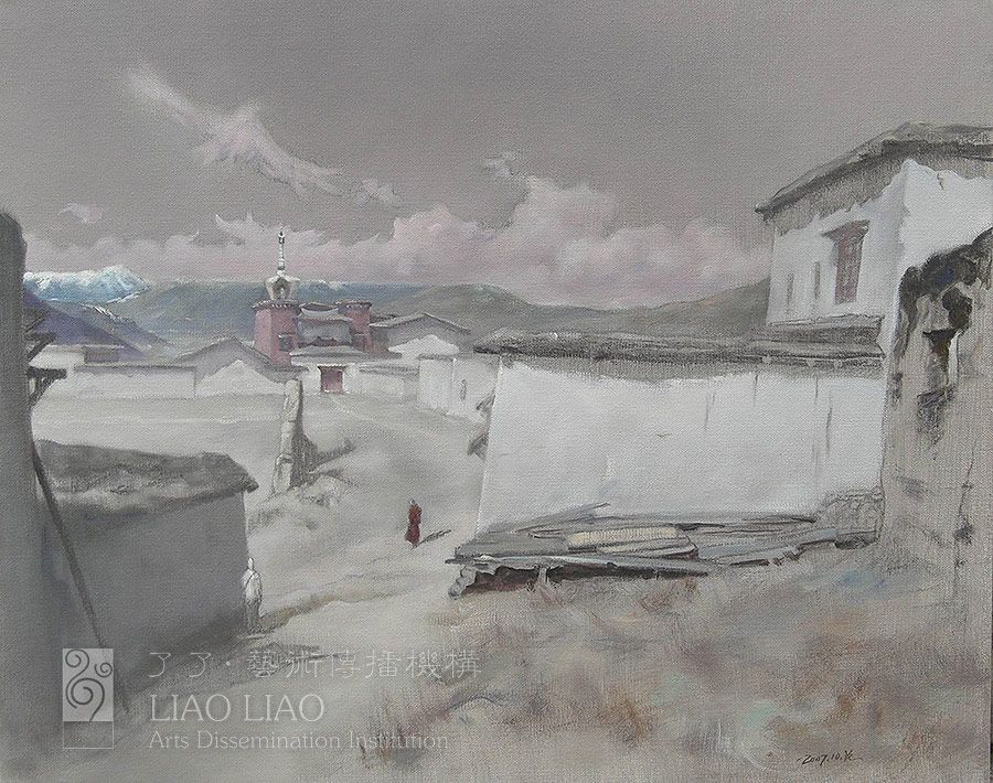6  《心界 》  50×40cm