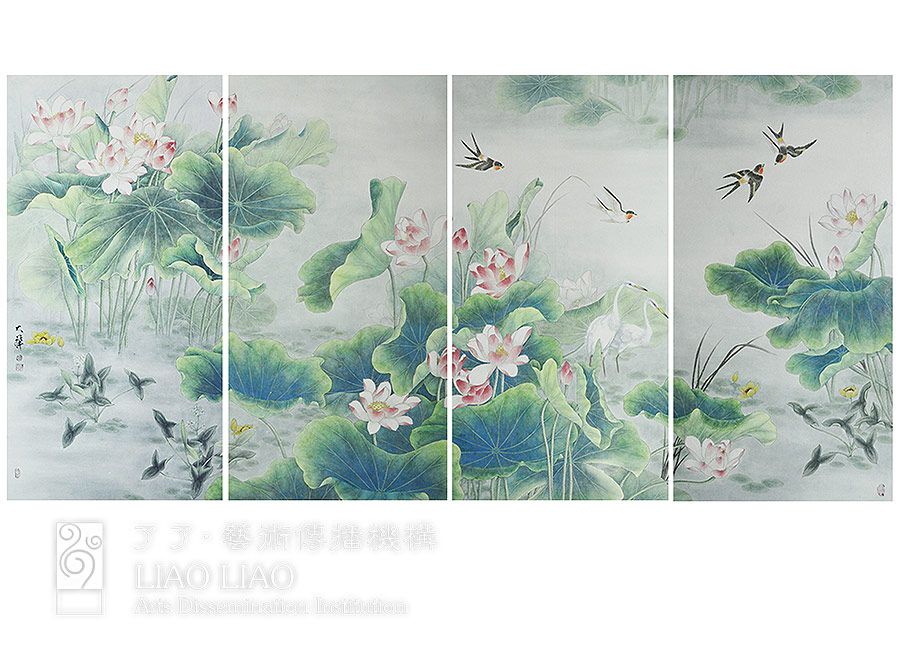 D5  《荷》  240×120cm