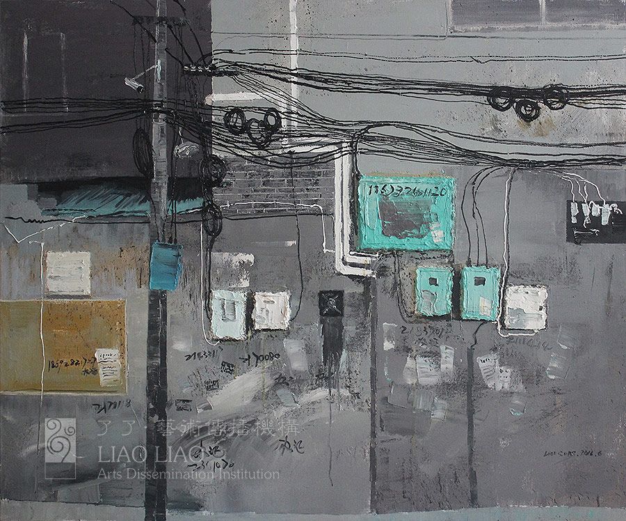 《老城线巷系列六》120×100cm2016布面油画