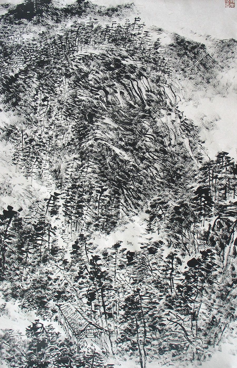 D6  《青城.遇仙桥》  60×96cm
