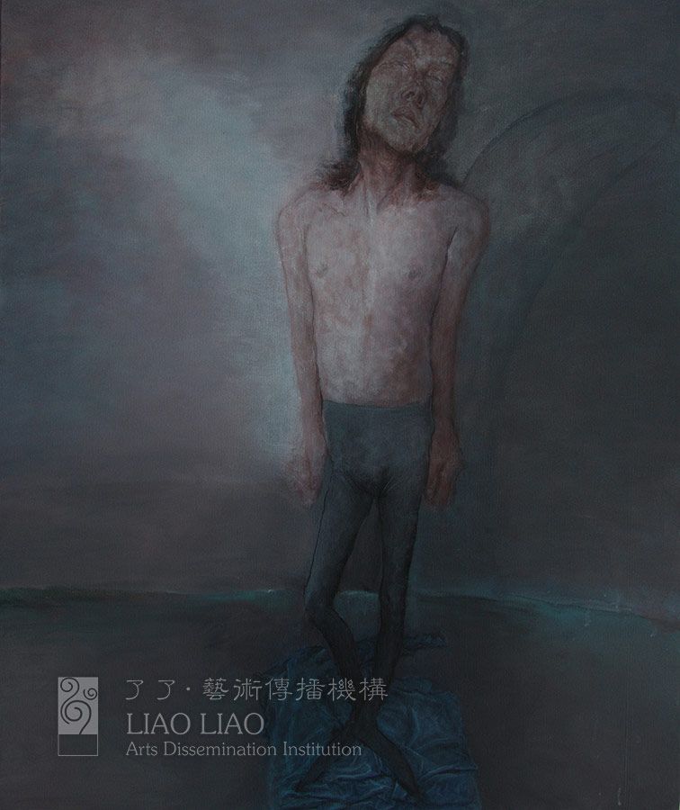 2《人物》100×120cm布面油画2015年