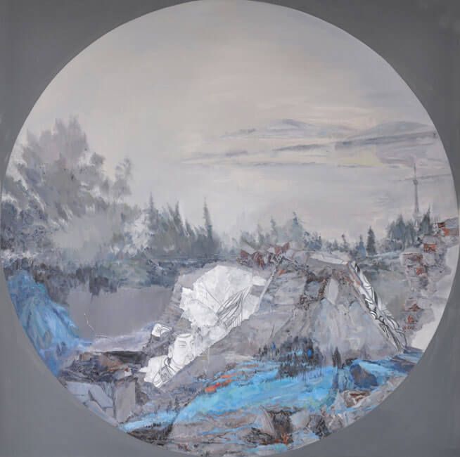 《家园12》200×150cm布面油画2011年